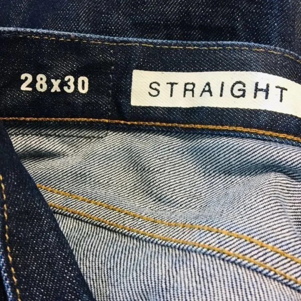 Gap 1969‎ Straight Jeans Dark 28 X 30 Actual 27 X 29.5